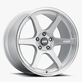 ESR APX6 19X9.5 ET22 (5X114.3 / 72.56) - Hyper Silver - Machined Lip